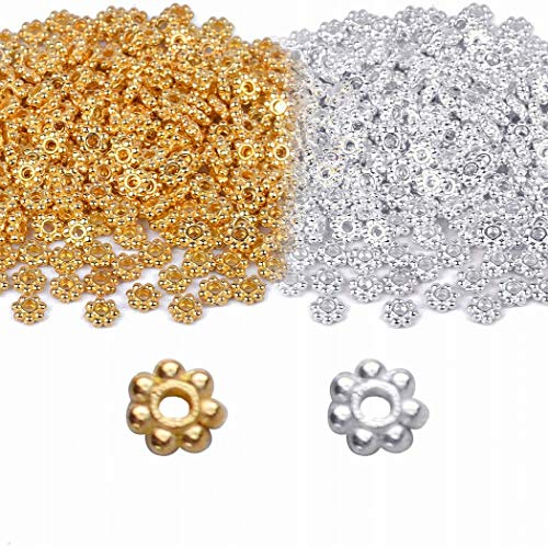 Amazon.co.jp: 花型 ロンデル 4mm メタルビーズ ハンドメイド Amazon.co.jp: 花型 ロンデル 4mm メタルビーズ ハンドメイド
